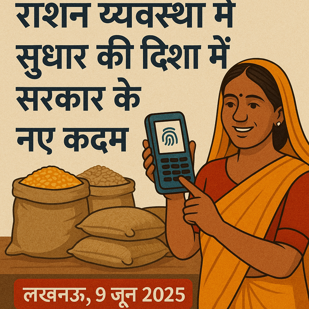 राशन व्यवस्था का समाचार